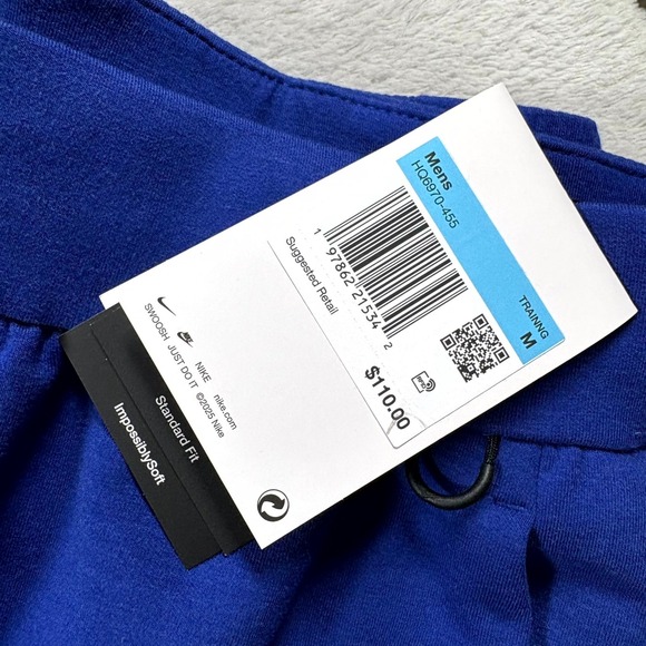 Nike Dri Fit 24.7 Sweatsuit Mens Medium Blue Impossibly Soft Loose Fit Training - Picture 5 of 7